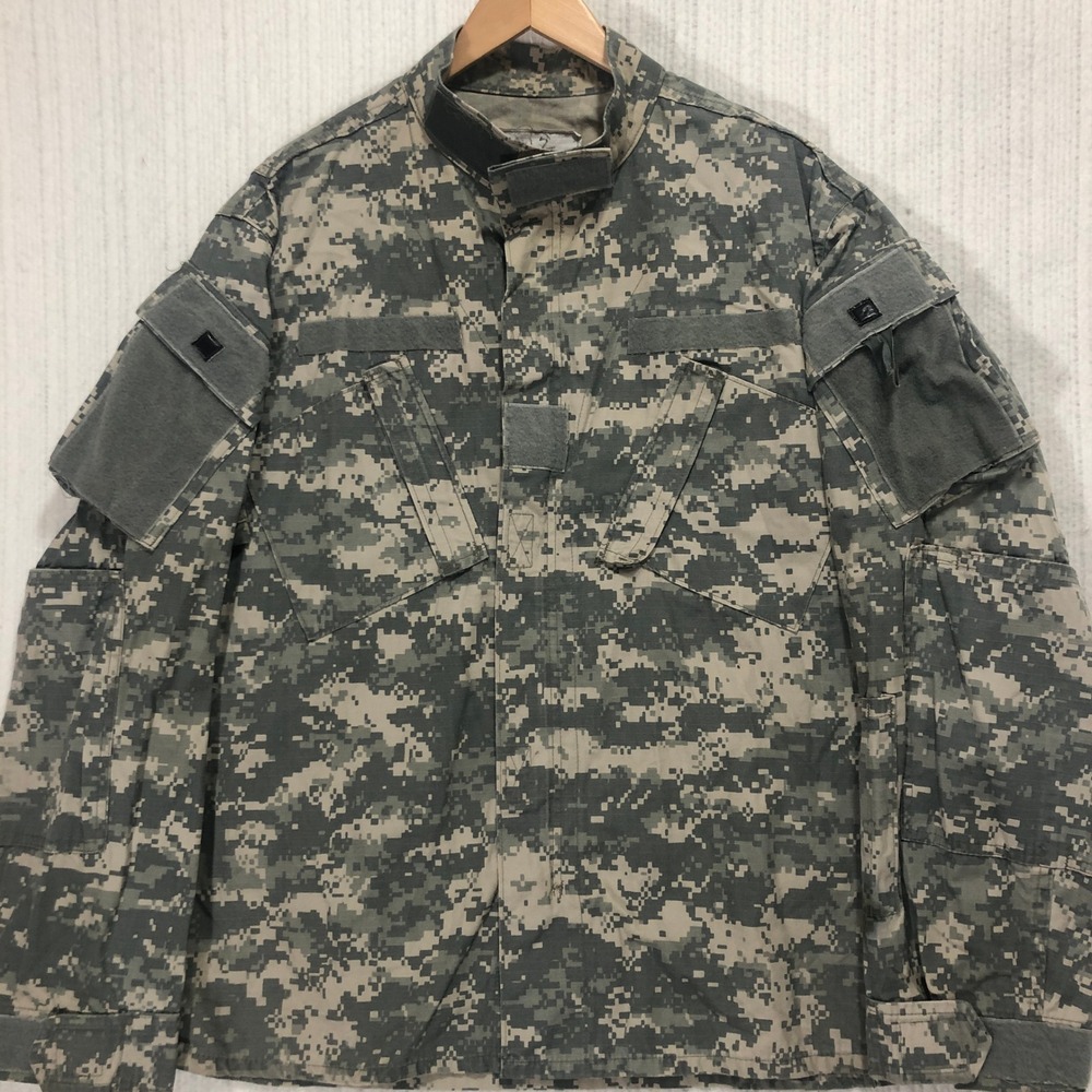 Military Digital Camo Jacket‎ Tactical Coat Army Combat Uniform Men's Size Large